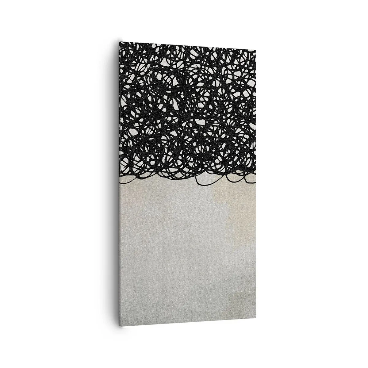 Canvastavla - Bild på duk - En virvlad abstraktion - 65x120 cm