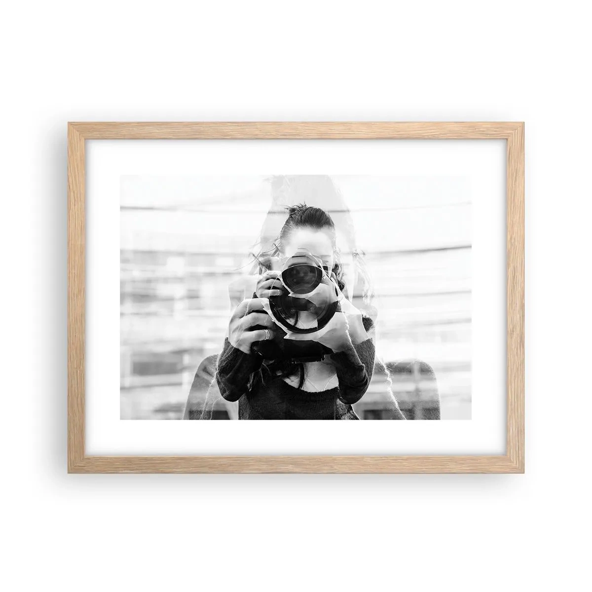 Affisch i ram av ljusek - Skapare och material - 40x30 cm