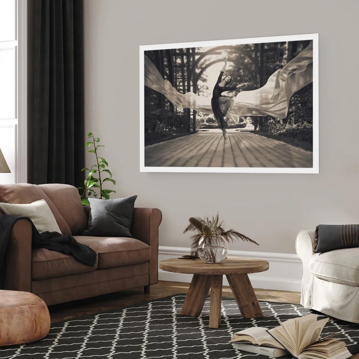 Affisch - Trädgårdsandens dans - 100x70 cm