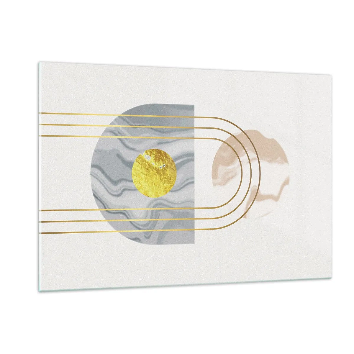 Glastavla - Bild på glas - Ljushet och sken - 120x80 cm