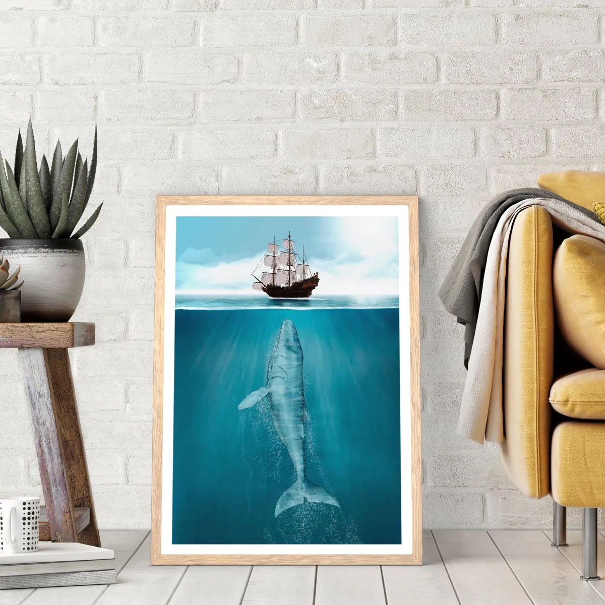 Affisch i ram av ljusek - Bättre att inte veta - 61x91 cm