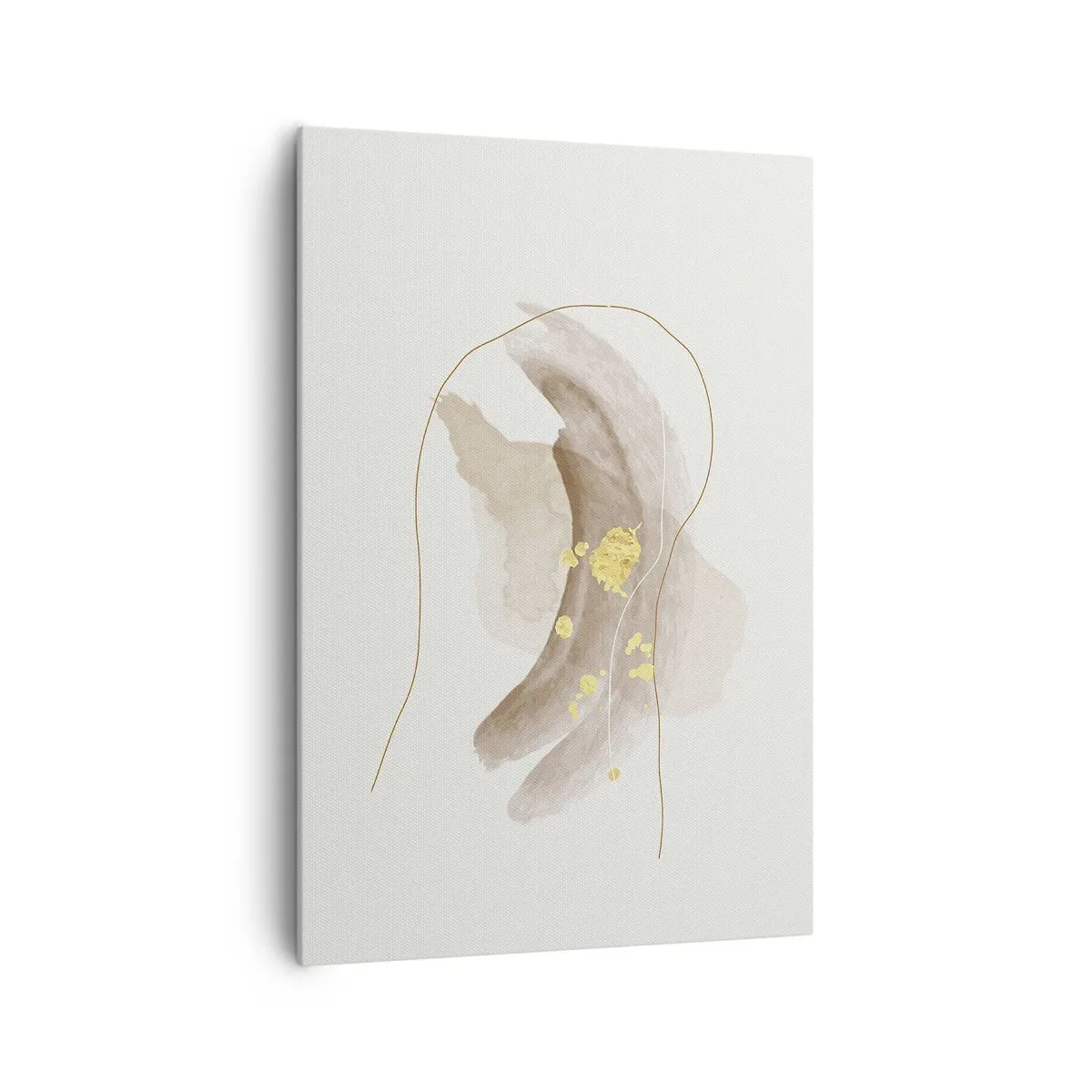 Canvastavla - Bild på duk - Träffat i rummet - 70x100 cm