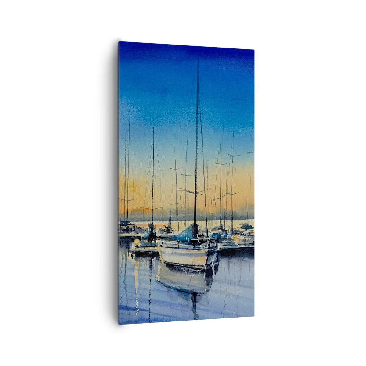 Canvastavla - Bild på duk - Slutet på en bra dag - 65x120 cm