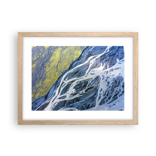 Affisch i ram av ljusek - Naturens grottmålningar - 40x30 cm