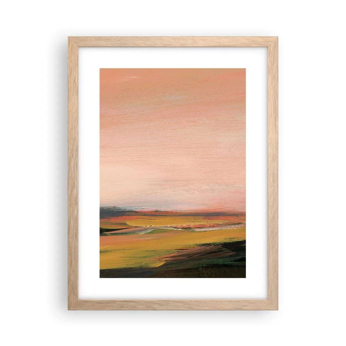 Affisch i ram av ljusek - I rosa - 30x40 cm