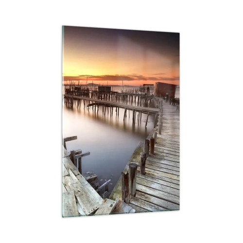 Glastavla - Bild på glas - Äkta vara, ingen attrapp för turister - 80x120 cm