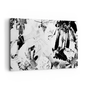 Canvastavla - Bild på duk - Höst i negativet - 100x70 cm