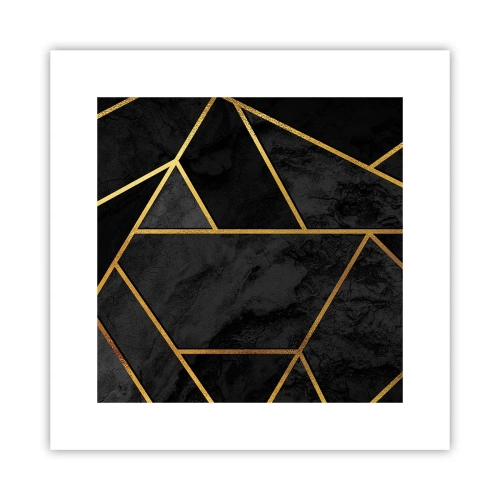 Affisch - Mörker och sken - 30x30 cm