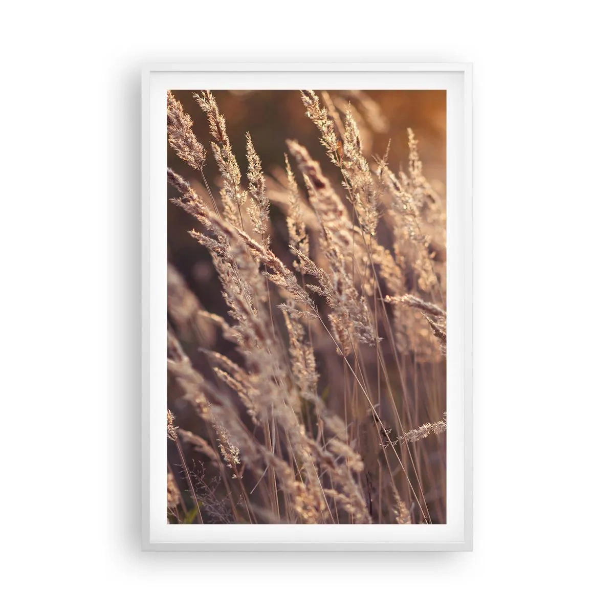 Affisch i vit ram - Redo att välkomna hösten - 61x91 cm