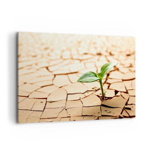 Canvastavla - Bild på duk - Obesegrad livskraft - 120x80 cm