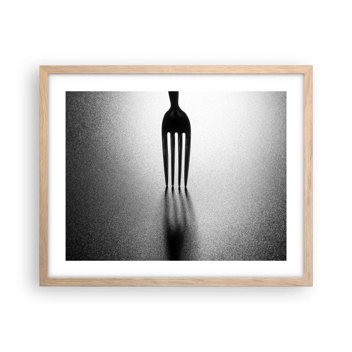 Affisch i ram av ljusek - Ljus och skugga - 50x40 cm