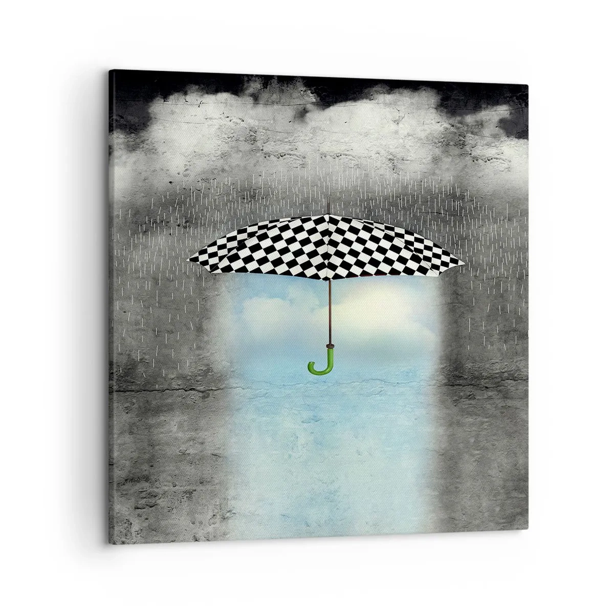 Canvastavla - Bild på duk - Det är möjligt trots allt - 50x50 cm