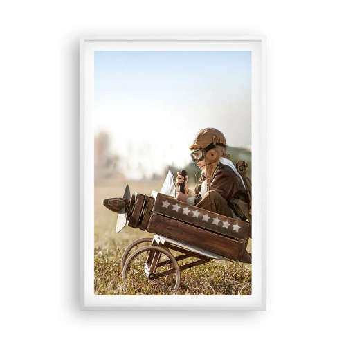 Affisch i vit ram - Stort mot drömmarna - 61x91 cm