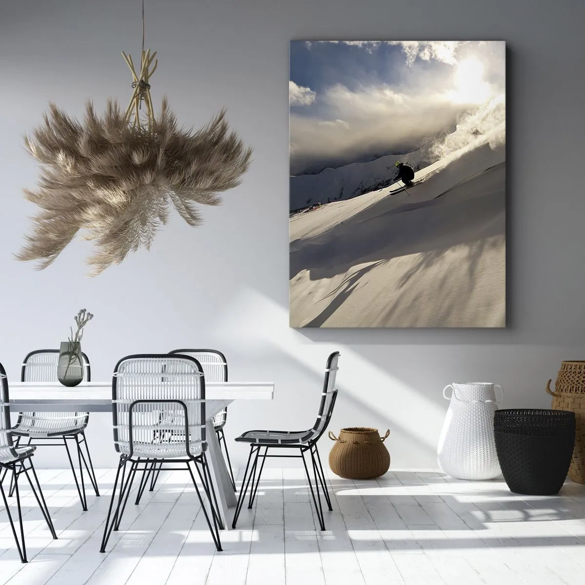 Canvastavla - Bild på duk - Fjällutmaningen accepterad - 50x70 cm