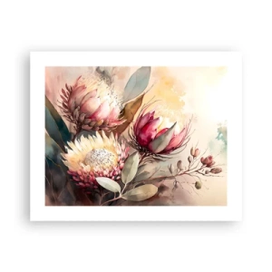 Affisch - Från profil och en face - 50x40 cm