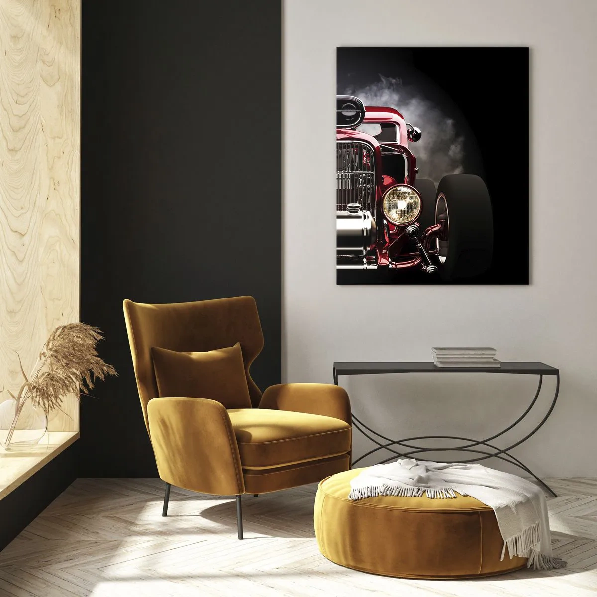 Glastavla - Bild på glas - Snabb och våldsamt vacker - 50x70 cm