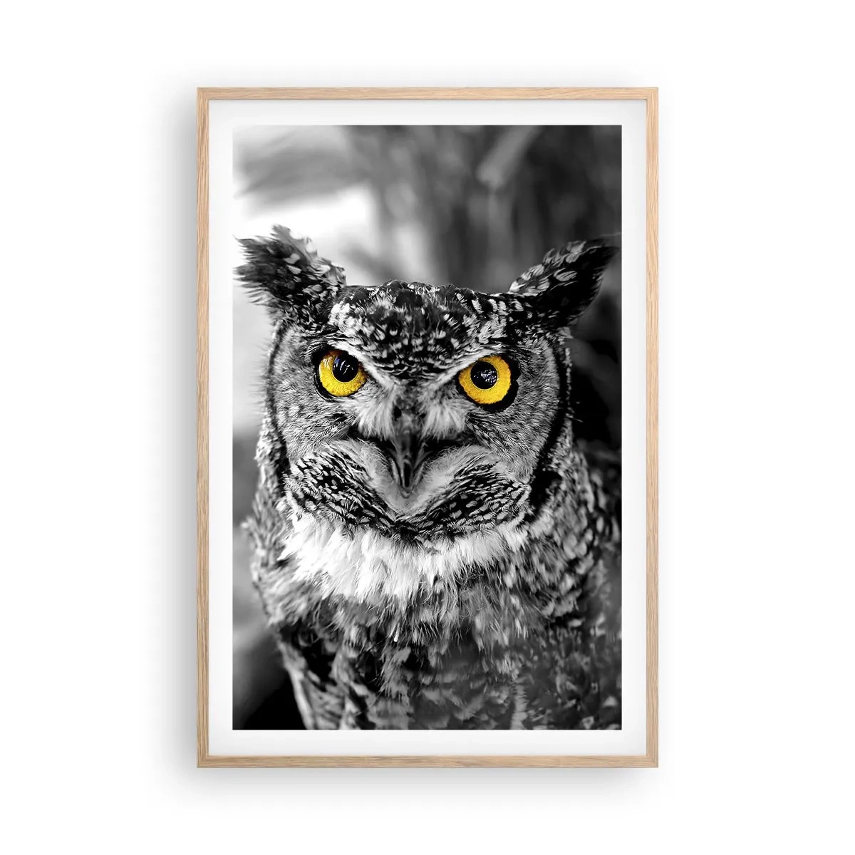 Affisch i ram av ljusek - Inget kommer undan - 61x91 cm