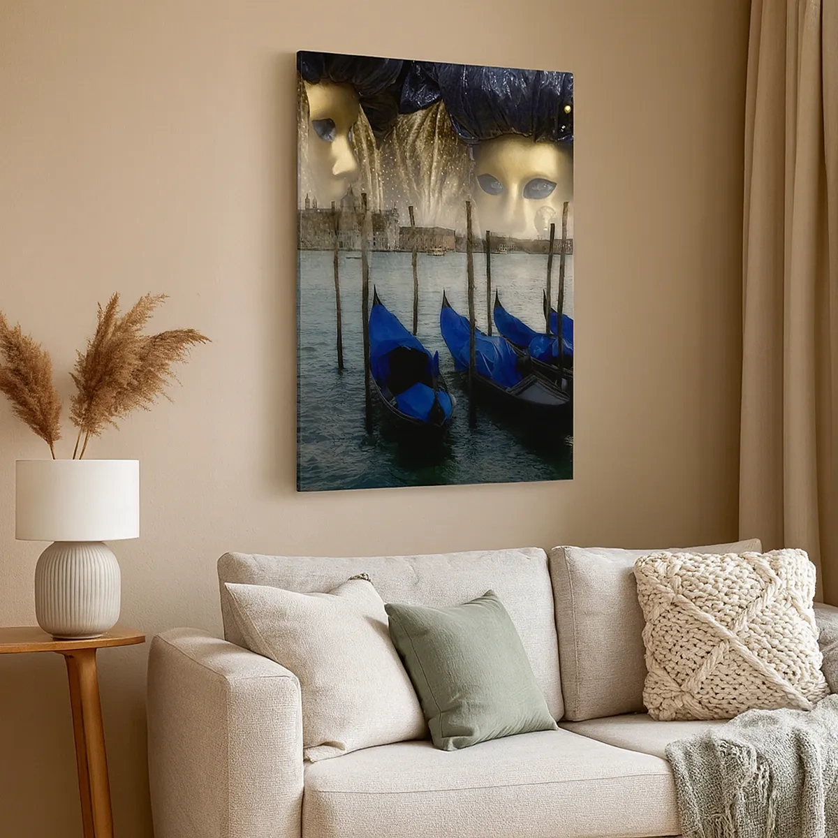 Canvastavla - Bild på duk - På tiden att starta karnevalen - 50x70 cm