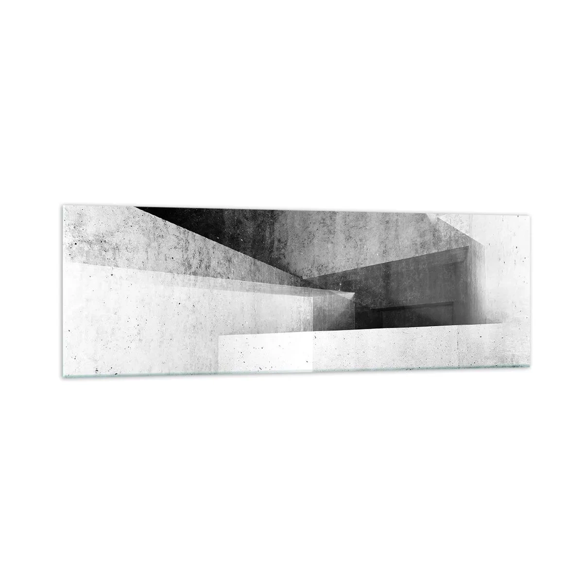 Glastavla - Bild på glas - Rummets struktur - 160x50 cm