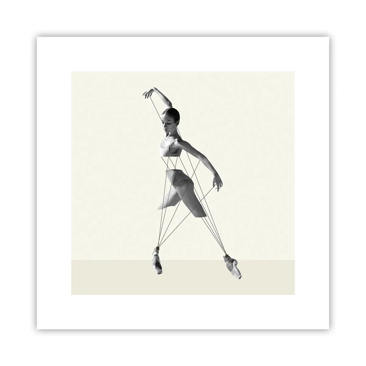 Affisch - I världens teater - 30x30 cm