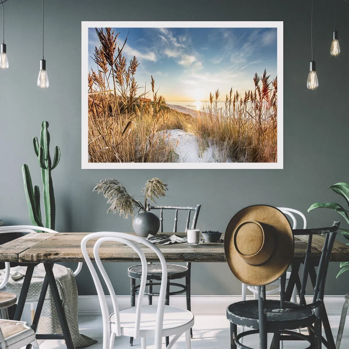 Affisch - Nordlig strand - 91x61 cm