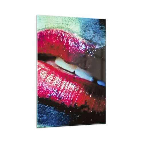 Glastavla - Bild på glas - Sensuella och oroväckande - 80x120 cm