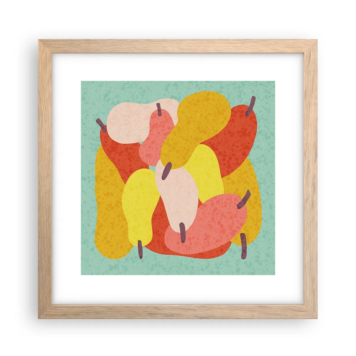 Affisch i ram av ljusek - Smaka på sommarsolen - 30x30 cm