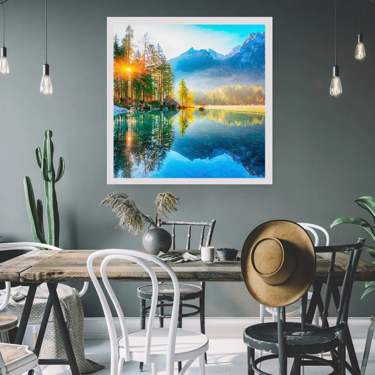 Affisch - Majestät och sötma - 40x40 cm