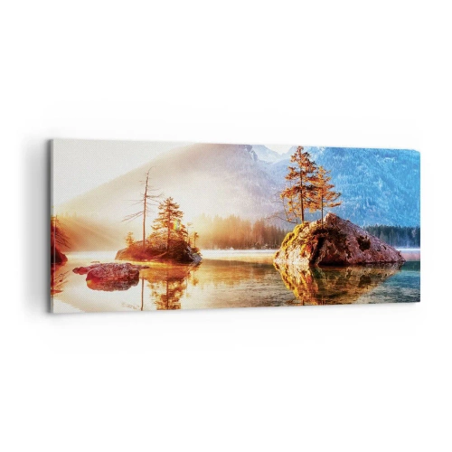 Canvastavla - Bild på duk - Naturen i ett nytt ljus - 100x40 cm