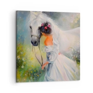 Canvastavla - Bild på duk - Ur en vacker dröm - 50x50 cm