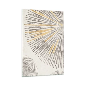 Glastavla - Bild på glas - Radiens skönhet - 80x120 cm