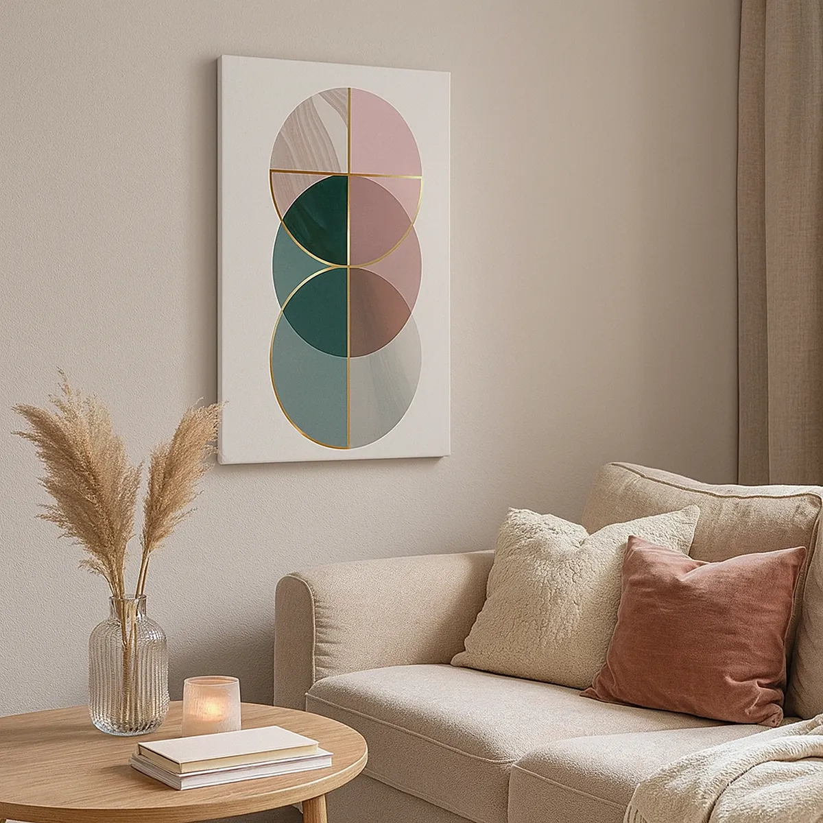 Canvastavla - Bild på duk - Hjul efter hjul... - 50x70 cm