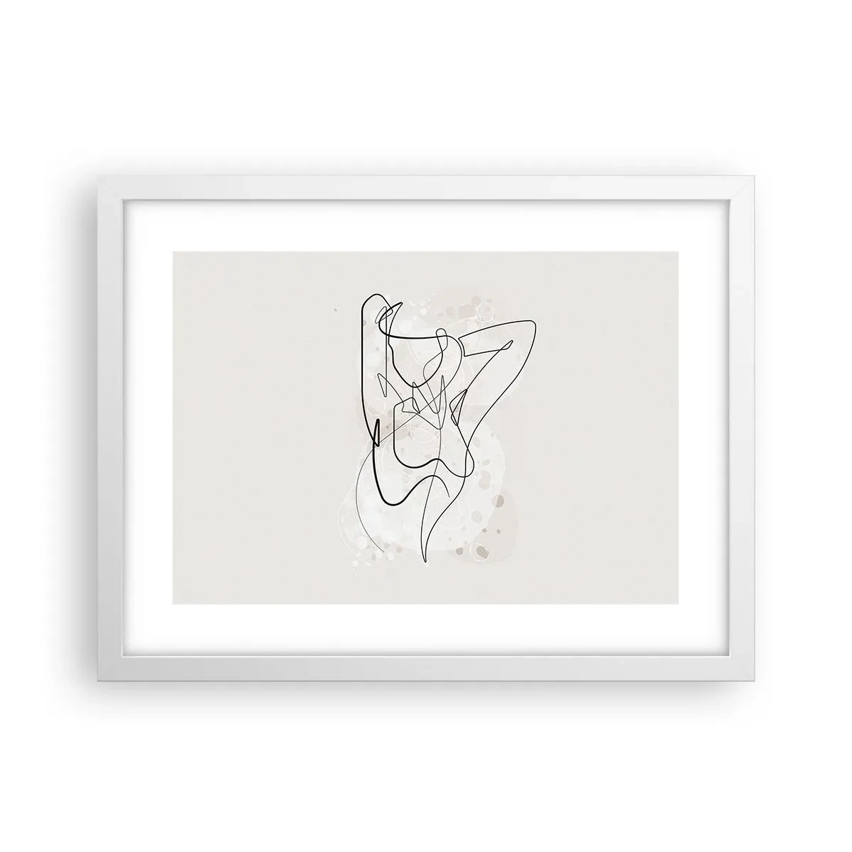 Affisch i vit ram - Konsten att förföra - 40x30 cm