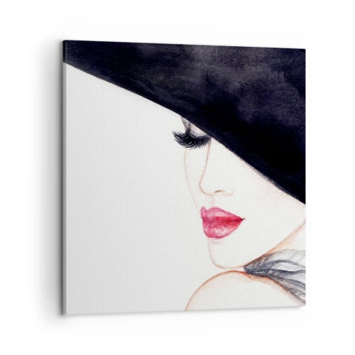 Canvastavla - Bild på duk - Elegans och sensualitet - 50x50 cm