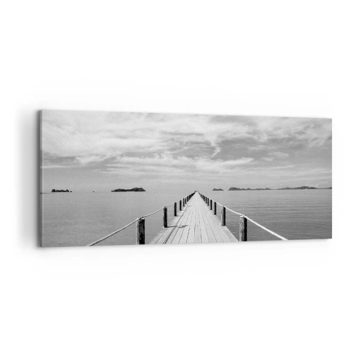Canvastavla - Bild på duk - Kanske en resa... - 100x40 cm