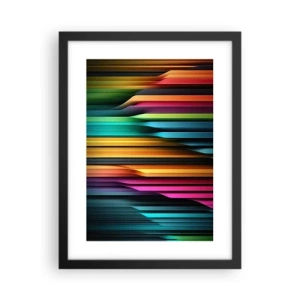 Affisch i svart ram - Lysande orgel - 30x40 cm
