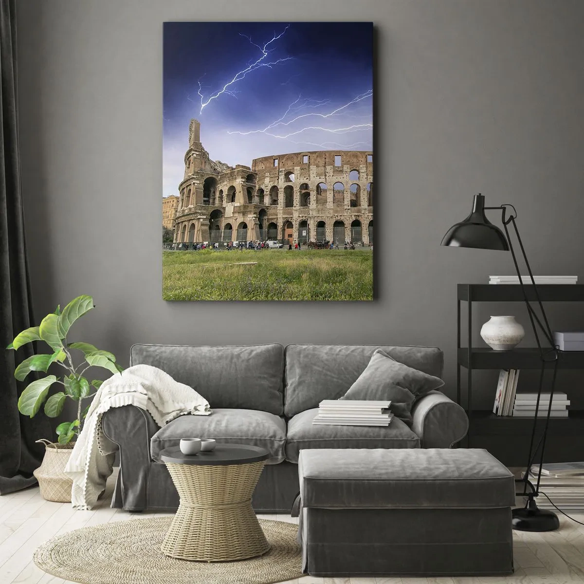 Canvastavla - Bild på duk - Kamparena - 50x70 cm