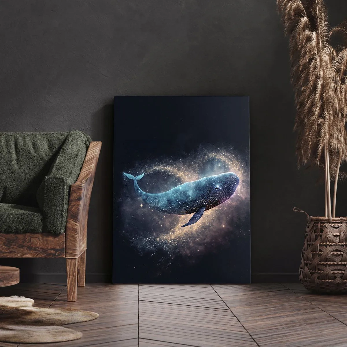 Canvastavla - Bild på duk - Det finns en värld... - 50x70 cm