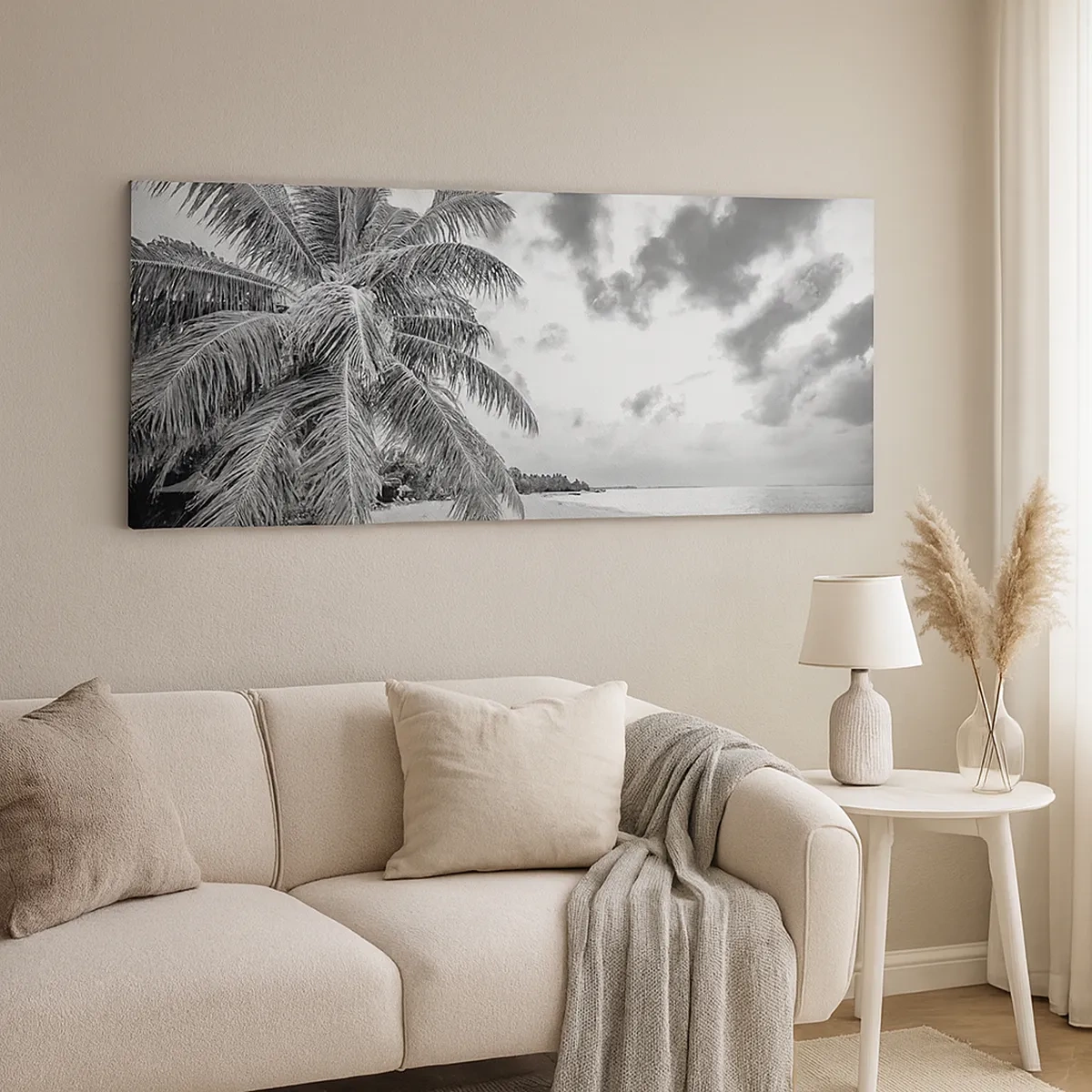 Canvastavla - Bild på duk - När du längtar efter ensamheten... - 30x30 cm