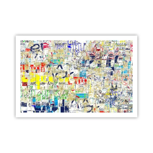 Affisch - Helt enkelt gläder ögonen - 91x61 cm