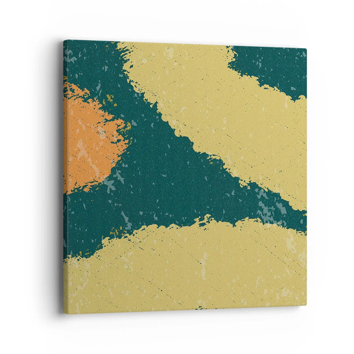 Canvastavla - Bild på duk - Abstraktion - i slow motion - 40x40 cm