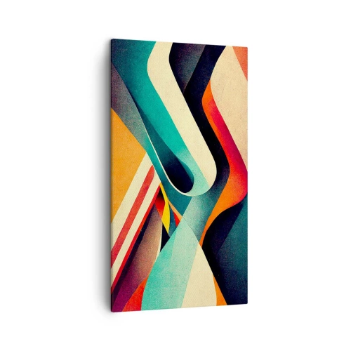 Canvastavla - Bild på duk - Intensiv komposition - 45x80 cm