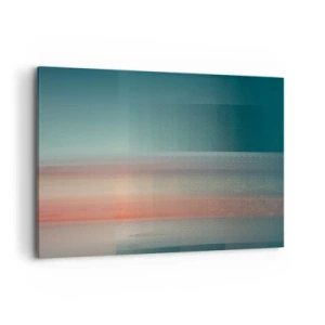 Canvastavla - Bild på duk - Abstraktion: ljusvågor - 100x70 cm