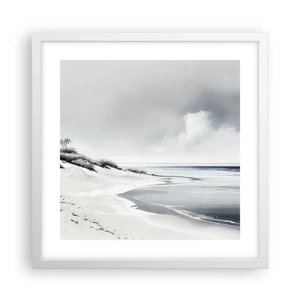 Affisch i vit ram - Alltid tillsammans - 40x40 cm