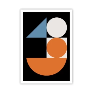 Affisch - Geometriska figurer - 70x100 cm