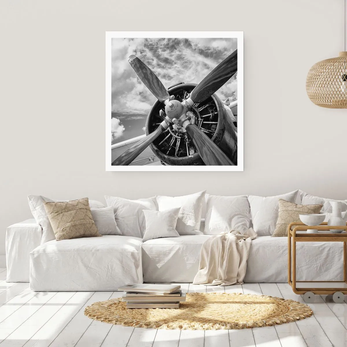 Affisch - Luftrummets härskare - 30x30 cm