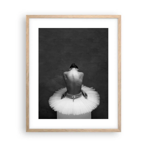 Affisch i ram av ljusek - Hon blommar ut - 40x50 cm