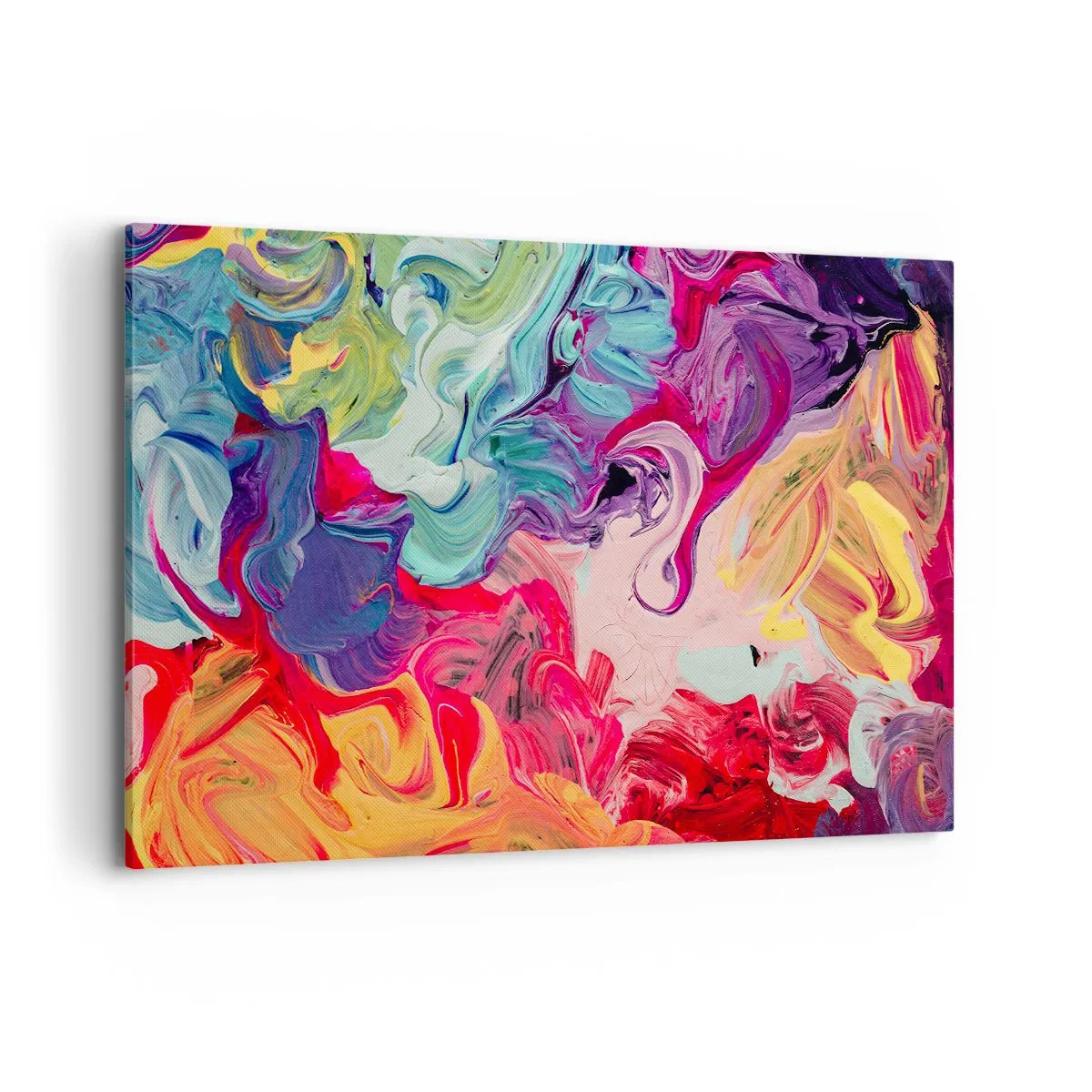 Canvastavla - Bild på duk - Färgerna föds - 120x80 cm