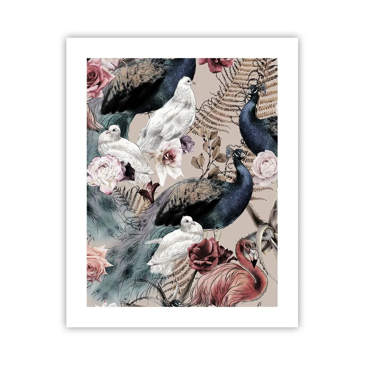 Affisch - I palatsträdgården - 40x50 cm
