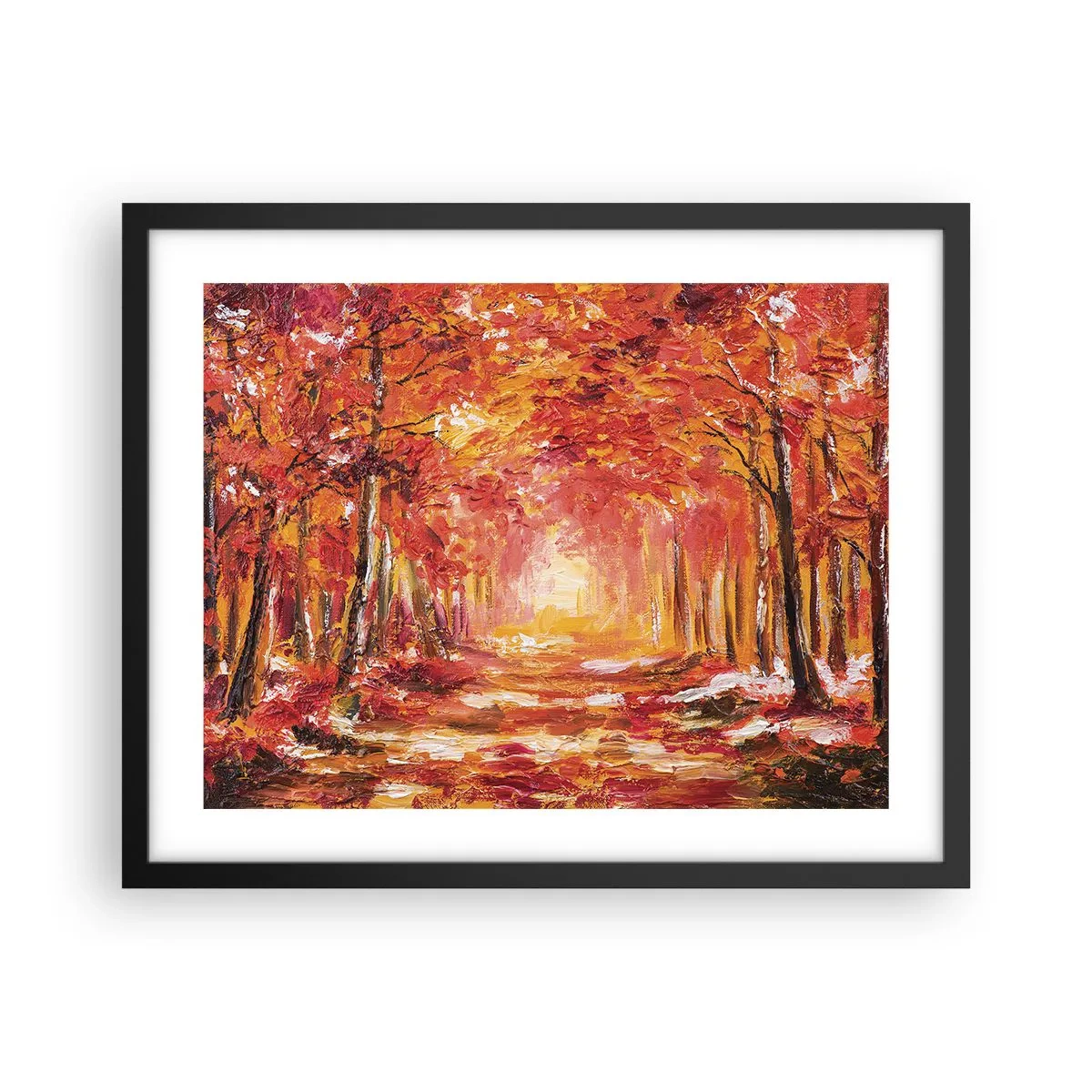 Affisch i svart ram - Kopparskog - 50x40 cm